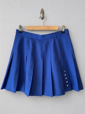 Jamie Sadock Blue Pleated A-Line Skirt Golf Tennis Athletic size 14 vintage